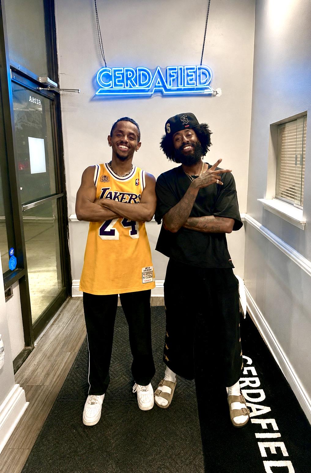 Meni with choreographer Josh Smith, July 2026.