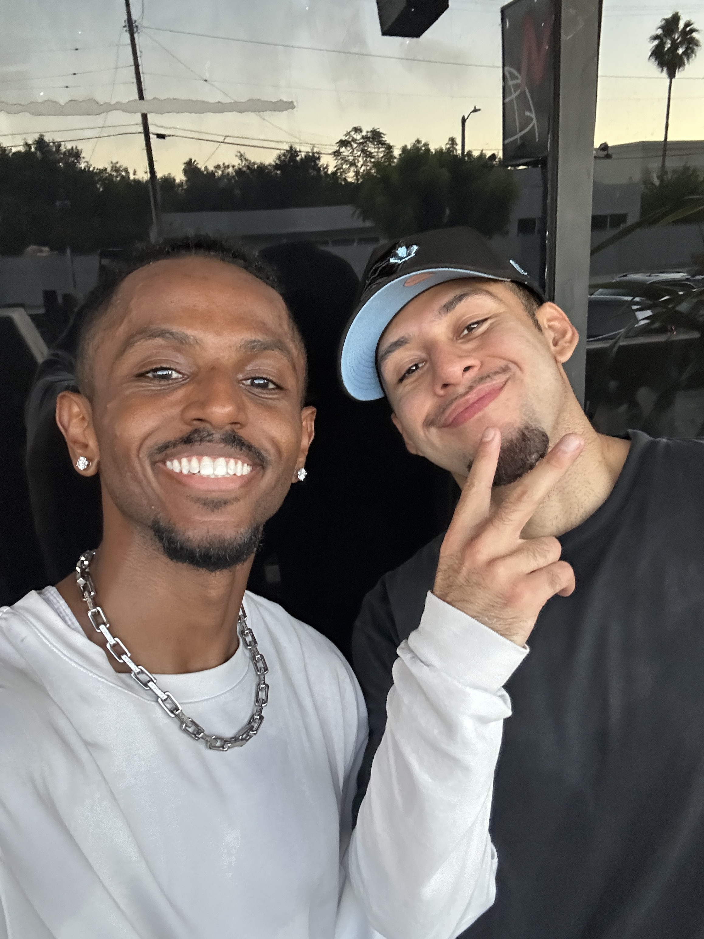Meni with choreographer Stephan Mero, September 4 2026.